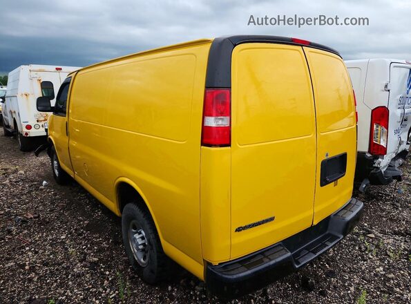 1GCWGAFP1K1158361 2019 CHEVROLET EXPRESS Yellow Հետևի ձախ