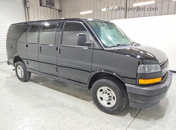 1GCWGAFP1P1108731 2023 CHEVROLET EXPRESS Black Передня права чверть