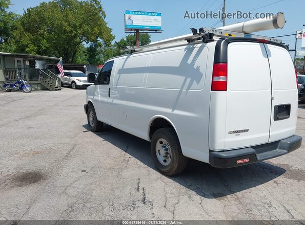 1GCWGAFP2K1366183 2019 CHEVROLET EXPRESS White Trasero izquierdo