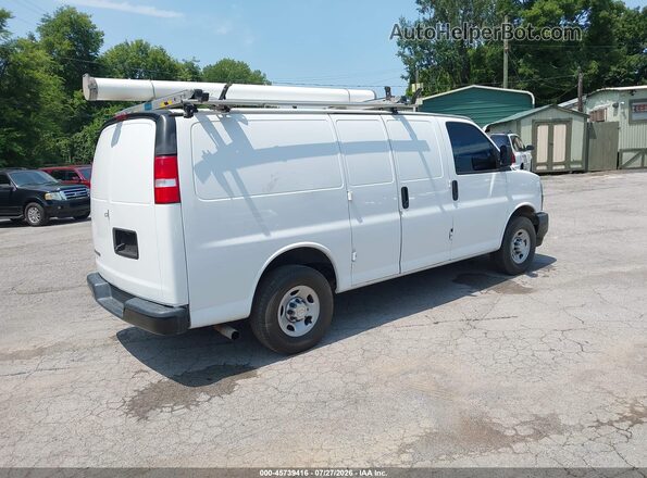 1GCWGAFP2K1366183 2019 CHEVROLET EXPRESS White Trasero derecho
