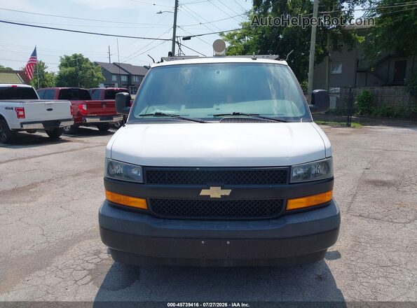 1GCWGAFP2K1366183 2019 CHEVROLET EXPRESS White Vista del cuadro de instrumentos