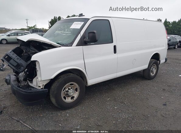 1GCWGAFP2M1252607 2021 CHEVROLET EXPRESS Белый Передняя левая четверть