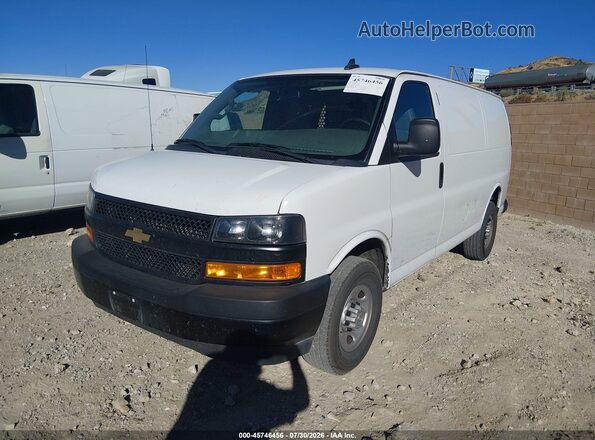1GCWGAFP2N1217468 2022 CHEVROLET EXPRESS White წინა მარცხენა ხედი სამი მეოთხედიდან