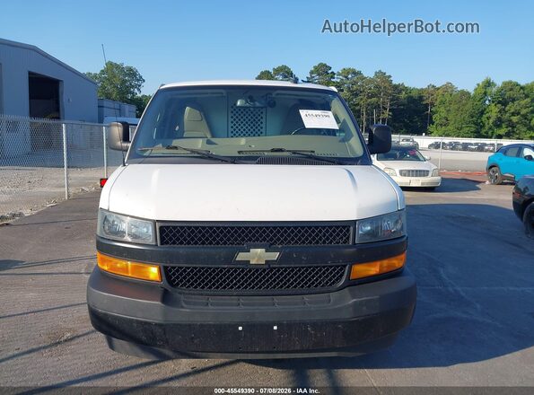 1GCWGAFP3P1136403 2023 CHEVROLET EXPRESS White Widok zestawu wskaźników
