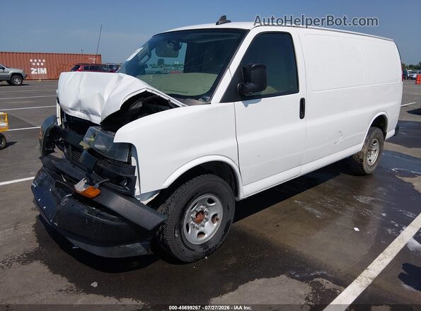 1GCWGAFP5N1241022 2022 CHEVROLET EXPRESS White Vista tres cuartos delantera izquierda