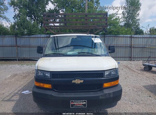 1GCWGAFP8P1199075 2023 CHEVROLET EXPRESS White Instrument cluster view