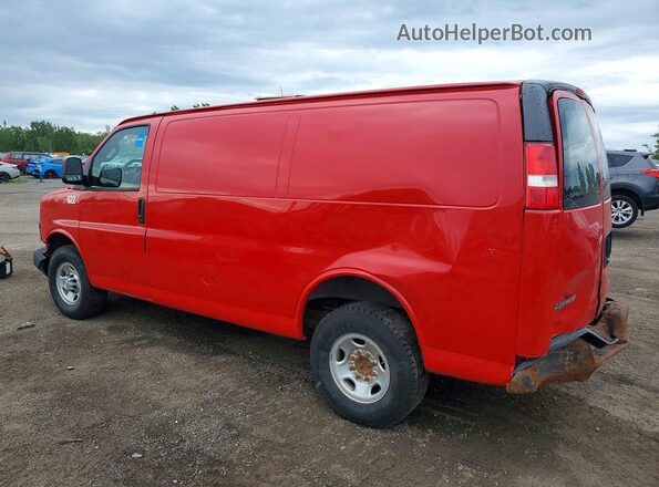 1GCWGAFPXK1275307 2019 CHEVROLET EXPRESS Red Հետևի ձախ