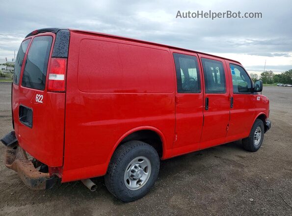 1GCWGAFPXK1275307 2019 CHEVROLET EXPRESS Red Հետևի աջ