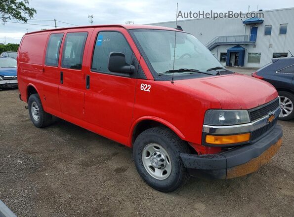 1GCWGAFPXK1275307 2019 CHEVROLET EXPRESS Red Առջևի աջ