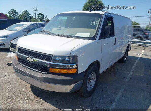 1GCWGAFPXL1141219 2020 CHEVROLET EXPRESS White Vista tres cuartos delantera izquierda