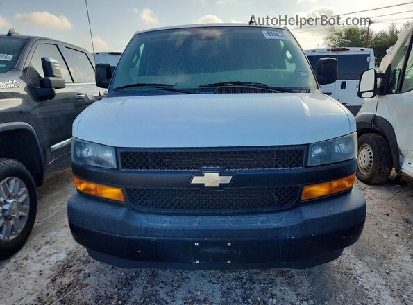 1GCZGGFP0M1178166 2021 CHEVROLET EXPRESS White Front view