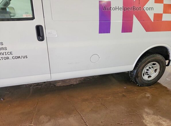1GCZGGFP0M1178166 2021 CHEVROLET EXPRESS White VIN sticker view