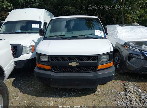 1GCZGHFG2G1332497 2016 CHEVROLET EXPRESS White Vista del cuadro de instrumentos