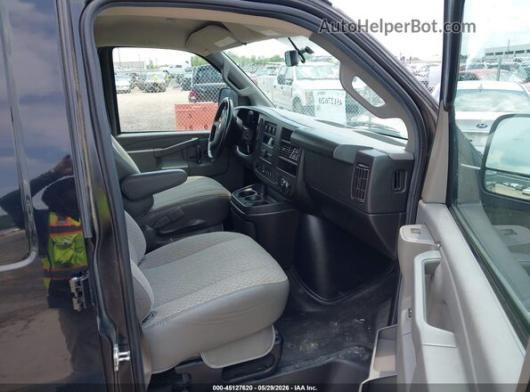 1GCZGHFP6N1138665 2022 CHEVROLET EXPRESS Black წინა სალონის ხედი