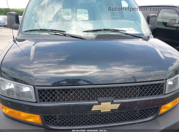 1GCZGHFP6N1138665 2022 CHEVROLET EXPRESS Black წინა ხედი