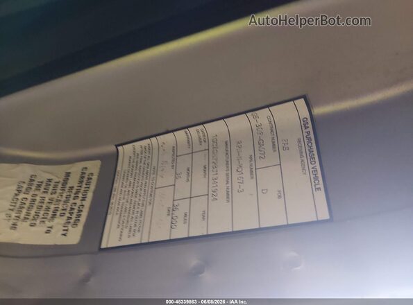 1GCZGHFP8J1341924 2018 CHEVROLET EXPRESS Silver Widok komory silnika