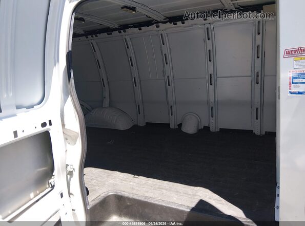 1GCZGHFP9L1128404 2020 CHEVROLET EXPRESS White Widok naklejki z numerem VIN