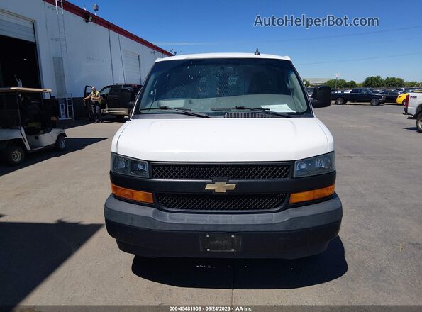 1GCZGHFP9L1128404 2020 CHEVROLET EXPRESS White Widok zestawu wskaźników