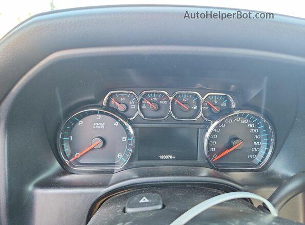 1GD02SEG3JZ338464 2018 GMC SIERRA White Սարքավորումների վահանակի տեսք