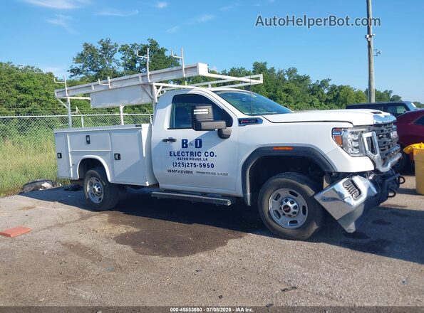 1GD08LE74LF302842 2020 GMC SIERRA White Вид задньої частини салону