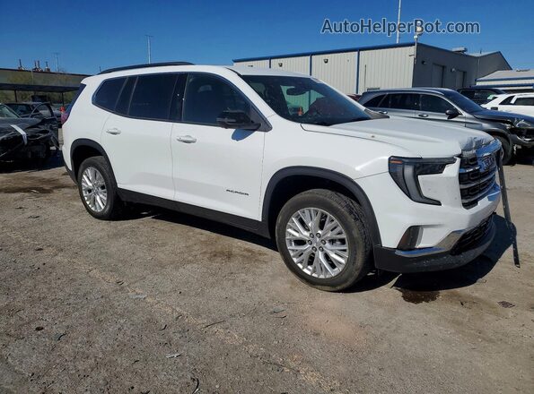 1GKENKKS2RJ224447 2024 GMC ACADIA White Передня права чверть