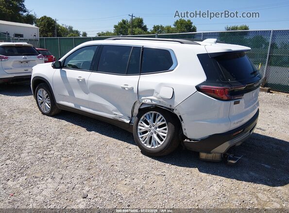 1GKENKRS2SJ168280 2025 GMC ACADIA Белый Задняя левая четверть