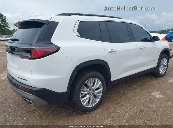 1GKENKRS8SJ208541 2025 GMC ACADIA White Tył prawy