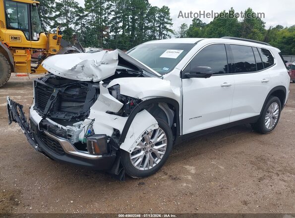 1GKENKRS8SJ208541 2025 GMC ACADIA White Przód lewy