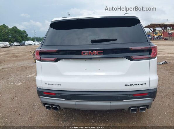 1GKENKRS8SJ208541 2025 GMC ACADIA White 