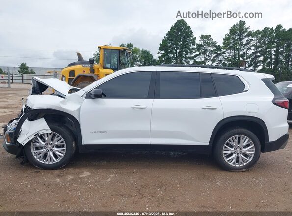 1GKENKRS8SJ208541 2025 GMC ACADIA White Widok wnętrza 360 stopni