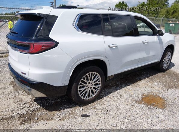 1GKENLKS7TJ157390 2026 GMC ACADIA White Trasero derecho
