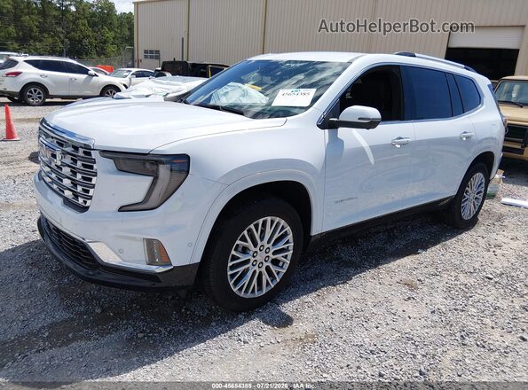 1GKENLKS7TJ157390 2026 GMC ACADIA White Vista tres cuartos delantera izquierda