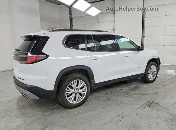 1GKENNKS2RJ200070 2024 GMC ACADIA White Trasero derecho