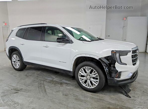 1GKENNKS2RJ200070 2024 GMC ACADIA White Delantero derecho