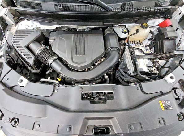 1GKENNKS2RJ200070 2024 GMC ACADIA White Vista del compartimento del motor