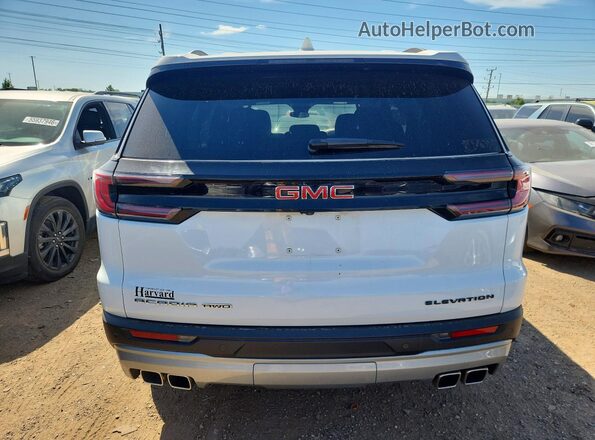 1GKENNRS9SJ246684 2025 GMC ACADIA White Rear view