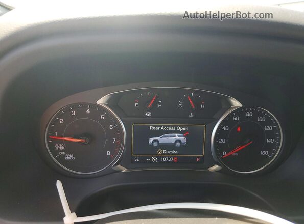 1GKKNKL47PZ200310 2023 GMC ACADIA Серебряный Вид щитка приборов