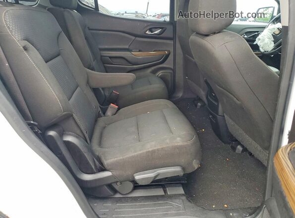 1GKKNKLA7MZ121592 2021 GMC ACADIA White Вид задніх сидінь