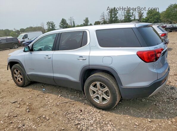 1GKKNKLA9HZ295587 2017 GMC ACADIA Синий Задняя левая четверть