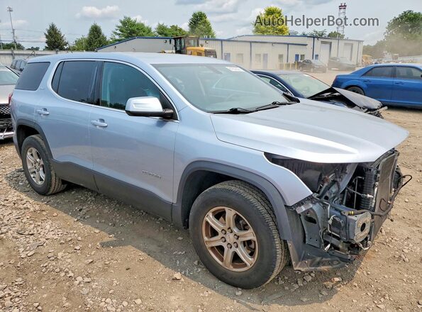 1GKKNKLA9HZ295587 2017 GMC ACADIA Синий Передняя правая четверть
