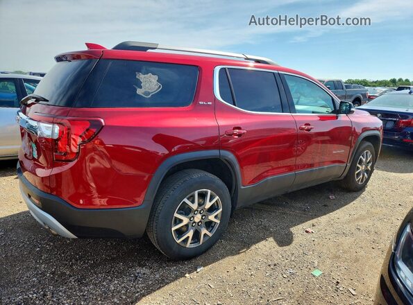1GKKNKLA9MZ131136 2021 GMC ACADIA Red Tył prawy