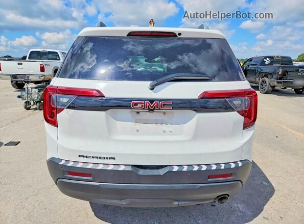 1GKKNKLAXMZ196934 2021 GMC ACADIA White Вид ззаду