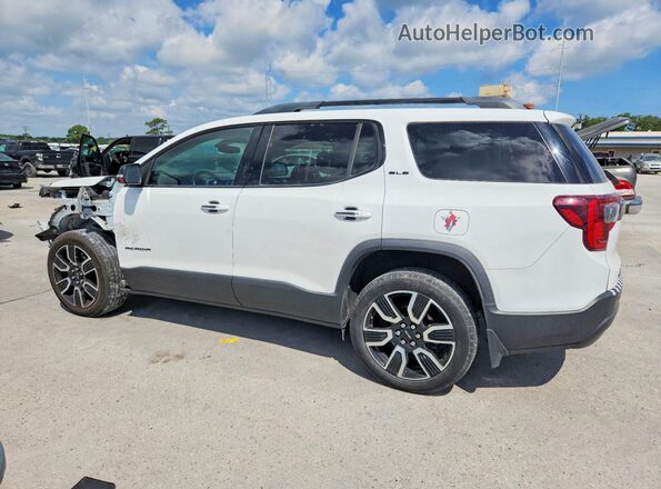 1GKKNKLAXMZ196934 2021 GMC ACADIA White Задня ліва чверть