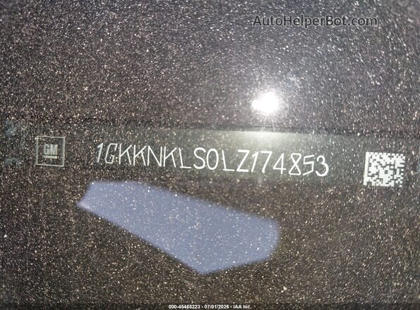 1GKKNKLS0LZ174853 2020 GMC ACADIA White Engine compartment view