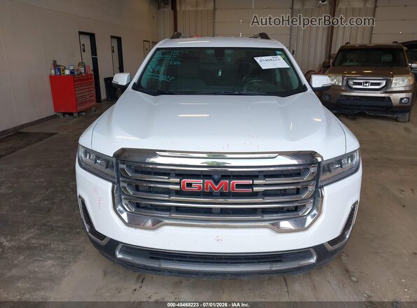 1GKKNKLS0LZ174853 2020 GMC ACADIA White Instrument cluster view