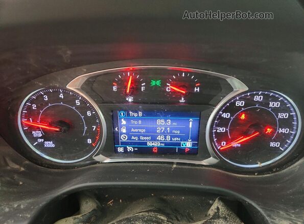 1GKKNKLS0LZ222609 2020 GMC ACADIA Угольный Вид щитка приборов
