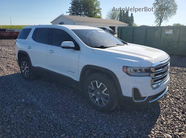1GKKNKLS0MZ124858 2021 GMC ACADIA White Delantero derecho