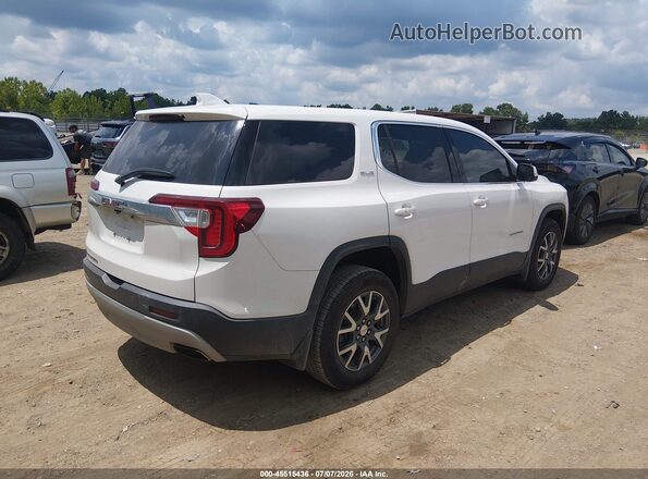 1GKKNKLS3MZ208236 2021 GMC ACADIA White Tył prawy