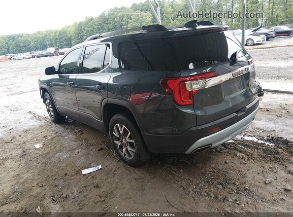 1GKKNKLS8LZ177340 2020 GMC ACADIA Синий Задняя левая четверть