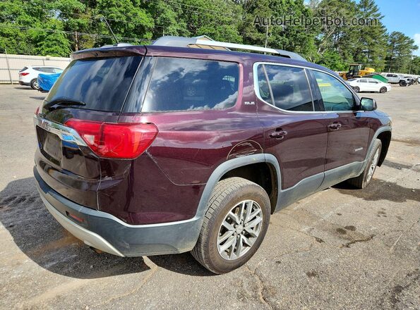 1GKKNLLA5HZ228362 2017 GMC ACADIA Бордовый Задняя правая четверть